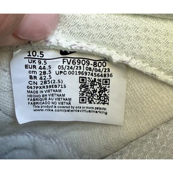 Nike Dunk Low Starry Swoosh Men's 10.5 sneakers Campfire Orange FV6909 800 - Picture 7 of 7